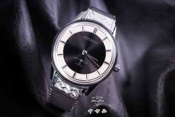 🏛 Seiko Skyliner — 1960年代初昭和摩登「唱片盤（Tuxedo Dial）」海馬底蓋 Water 30 Proof 21石手動上鍊機械錶 ✨
