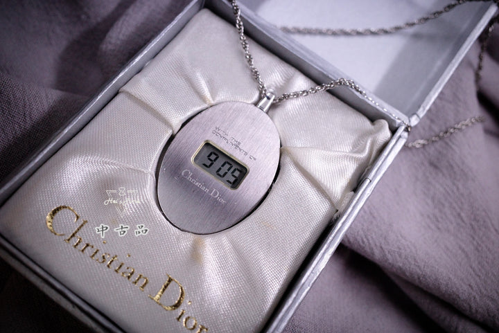 Christian Dior digital necklace watch